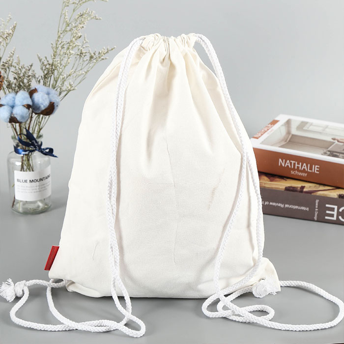 Cotton drawing backpack