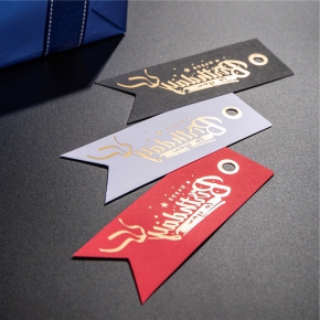 Hot foil gold logo