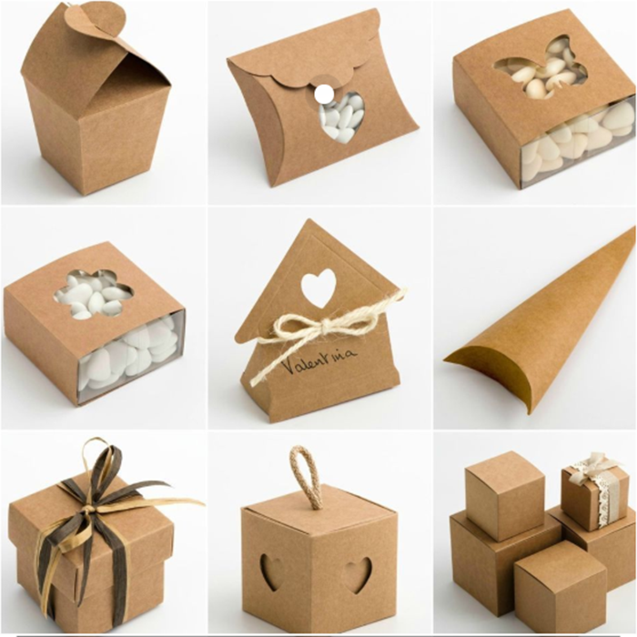 Brown kraft paper - Card box