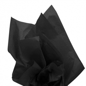 Black tissue paper