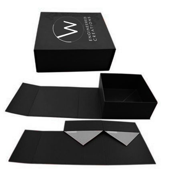 Side magnet folding box